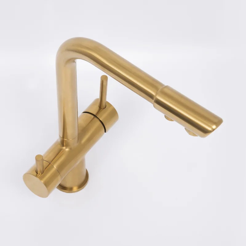 Смеситель для кухни WasserKRAFT A8387 Золото матовое