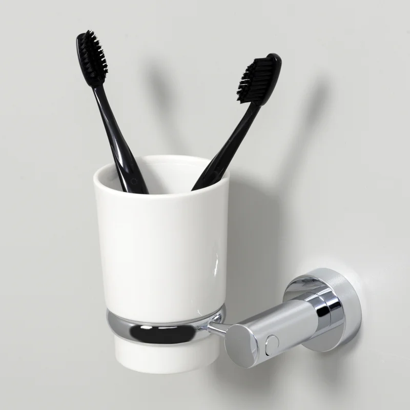 Стакан для зубных щеток WasserKRAFT K-28228 Хром