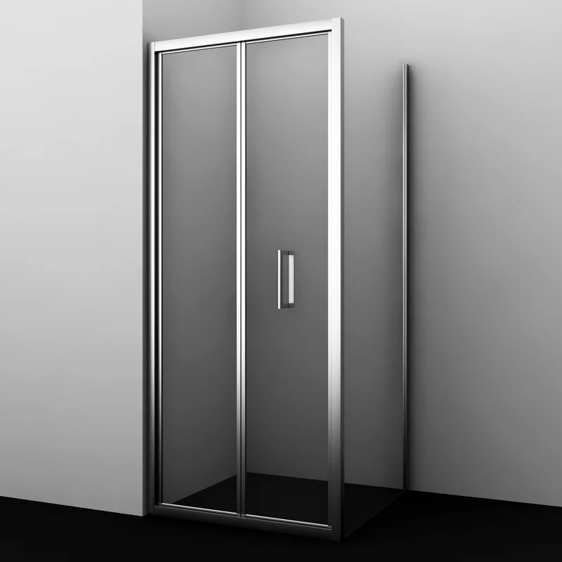 Душевой уголок WasserKRAFT Weser 100x100 78F19 профиль Хром стекло прозрачное