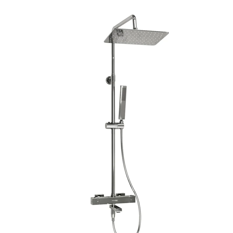 Душевая система WasserKRAFT A199.069.103.010.CH Thermo с термостатом Хром
