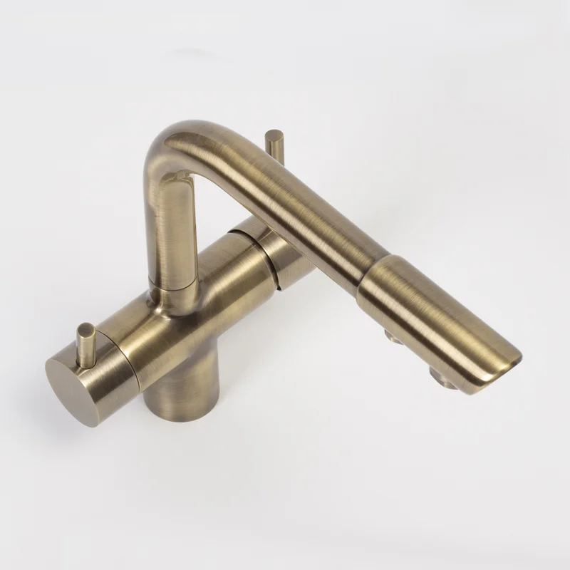 Смеситель для кухни WasserKRAFT A8037 Бронза светлая