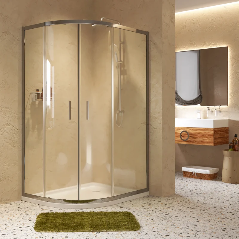 Душевой уголок WasserKRAFT Lippe 120x90 45S24 профиль Хром стекло прозрачное