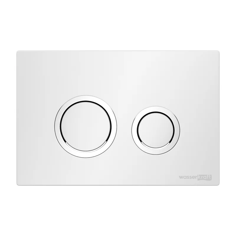 Смывной бачок WasserKraft Aller 10 10TLT.031.ME.WH01, для унитазов, с механической кнопкой смыва цвет - белый