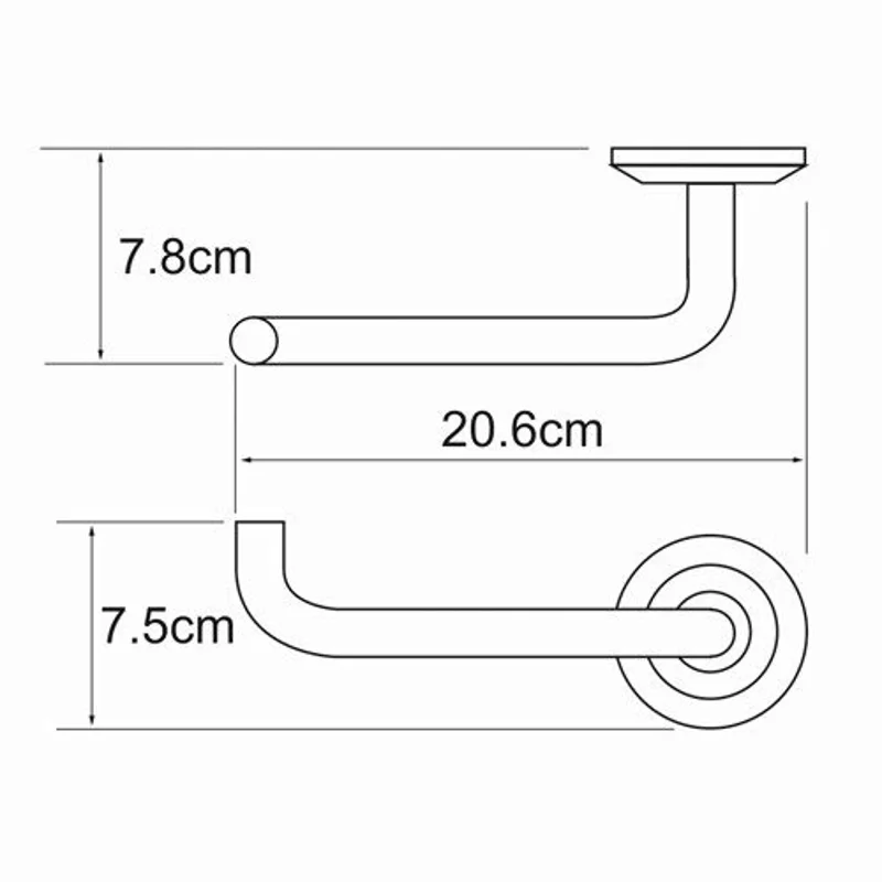 Держатель туалетной бумаги WasserKRAFT Rhein, K-6296