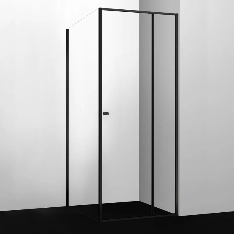 Душевой уголок WasserKRAFT Dill 100x100 61S19 профиль Черный матовый стекло прозрачное
