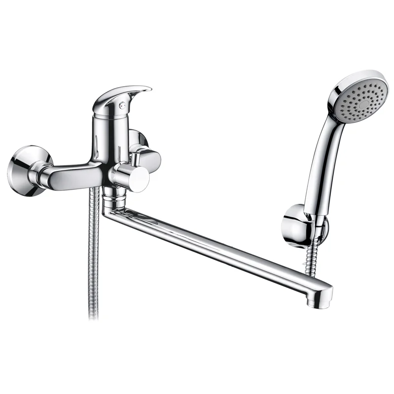 Смеситель для ванны WasserKRAFT Isen 2602L универсальный Хром