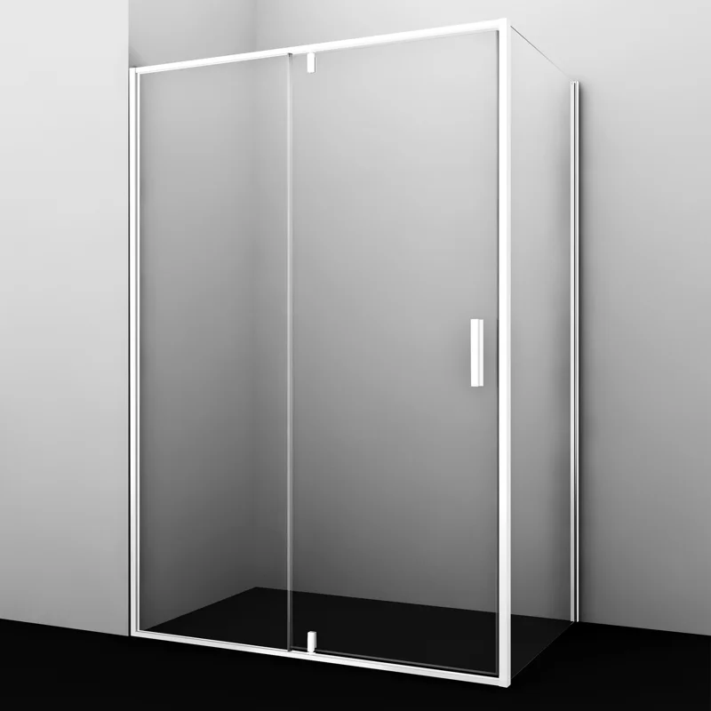 Душевой уголок WasserKRAFT Neime 120x90 19P07 профиль Белый матовый стекло прозрачное