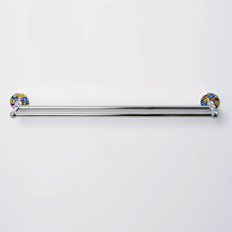 Полотенцедержатель WasserKRAFT Diemel K-2240 двойной Хром