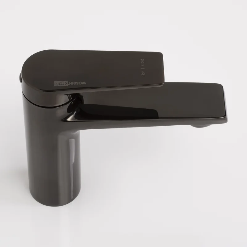 Смеситель для раковины WasserKRAFT Glan 6603 Черный глянцевый