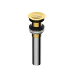 Донный клапан WasserKRAFT A253 Click-Clack Золото