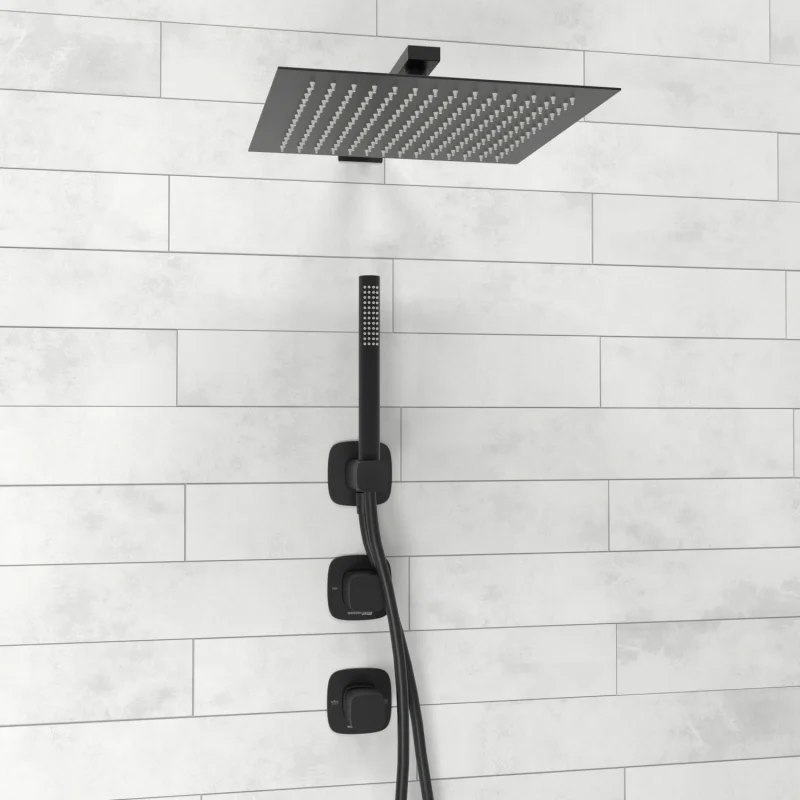 Душевая система WasserKRAFT Nuthe A9151.264.219.162.327.242.217 Черная матовая