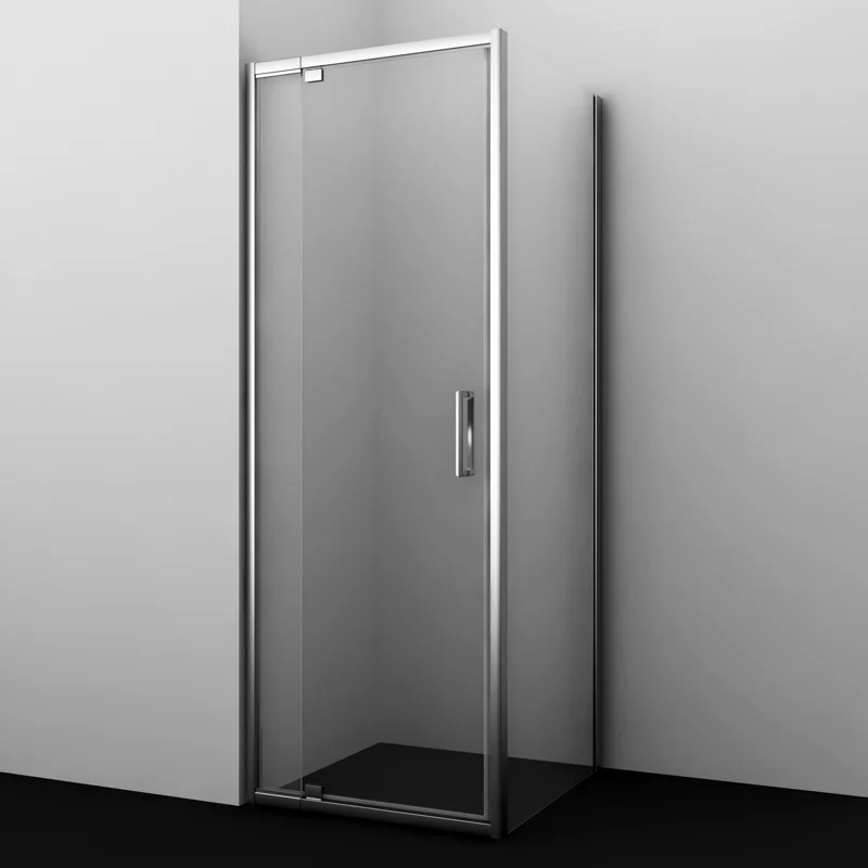 Душевой уголок WasserKRAFT Berkel 80x80 48P02 профиль Хром стекло прозрачное