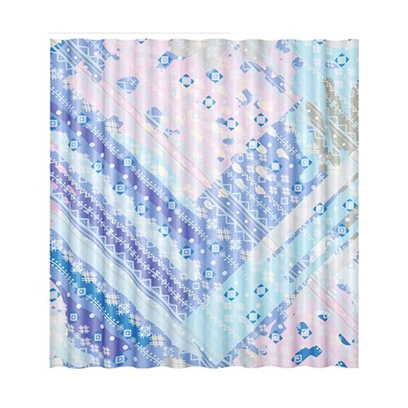 Штора для ванной WasserKraft Lippe SC-65101, 180 x 200 см, навесная