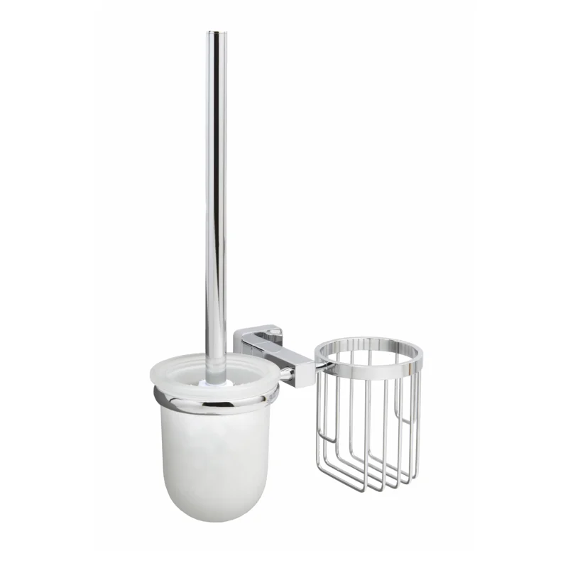 Ершик для унитаза с держателем освежителя воздуха WasserKRAFT Lippe K-6535 Хром