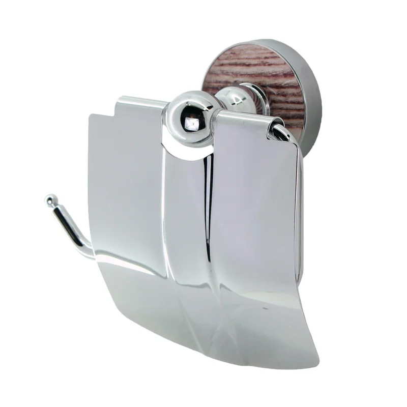 Держатель туалетной бумаги WasserKRAFT Regen K-6925 с крышкой Хром