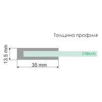 Шторка на ванну WasserKRAFT Berkel 110 48P02-110W профиль Белый стекло прозрачное