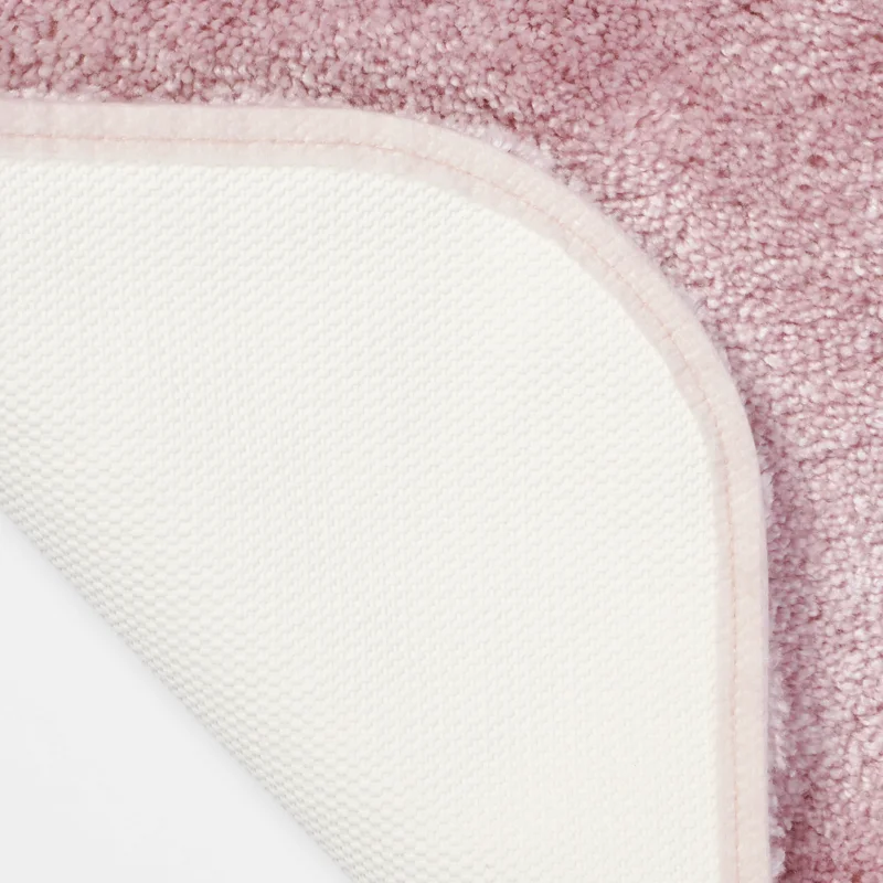 Коврик WasserKraft Wern BM-2584, напольный, цвет - розовый, 55 х 55 см