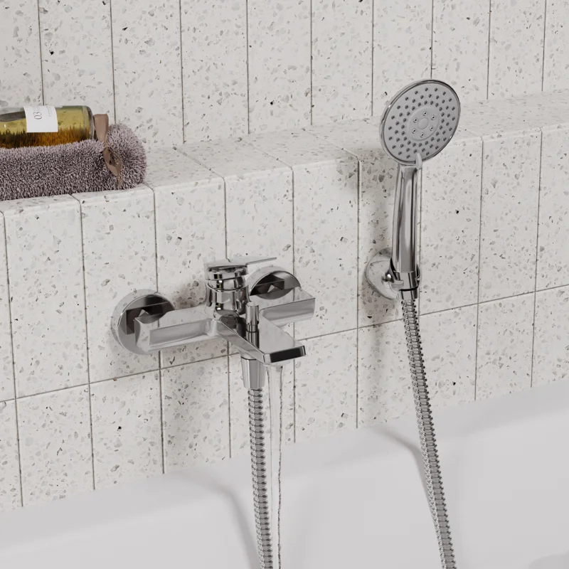 Смеситель WasserKRAFT Lopau 3201 хром для ванны