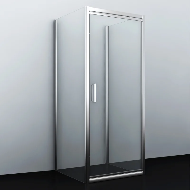 Душевой уголок WasserKRAFT Salm 100x100 27I42 профиль Хром стекло прозрачное