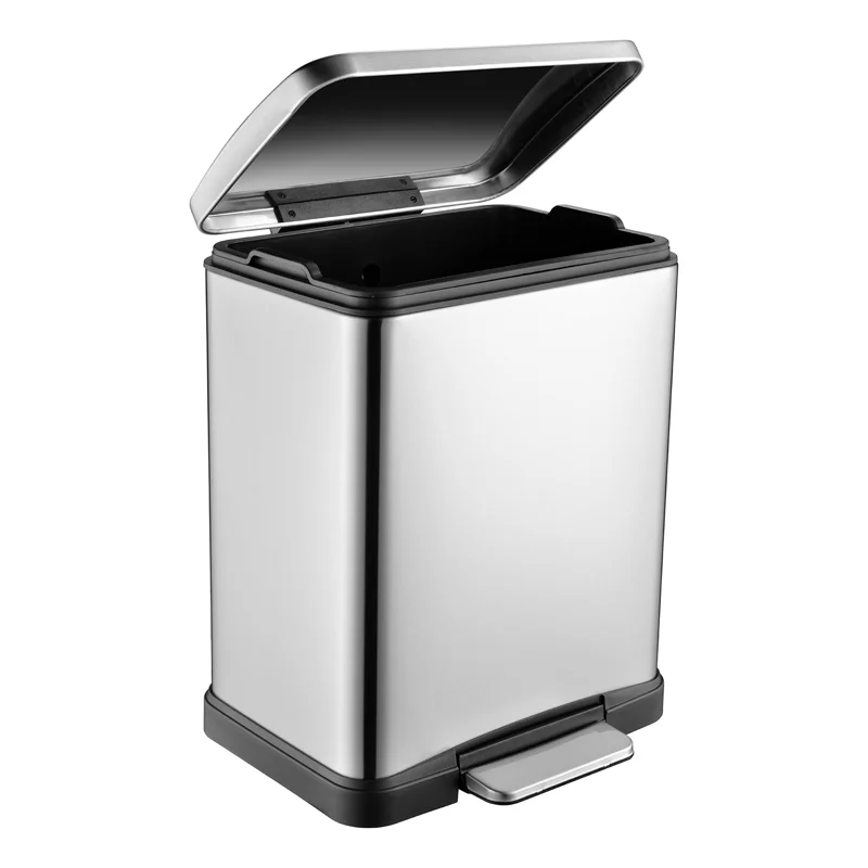 Корзина для мусора WasserKRAFT K-622, с педалью, 12 л