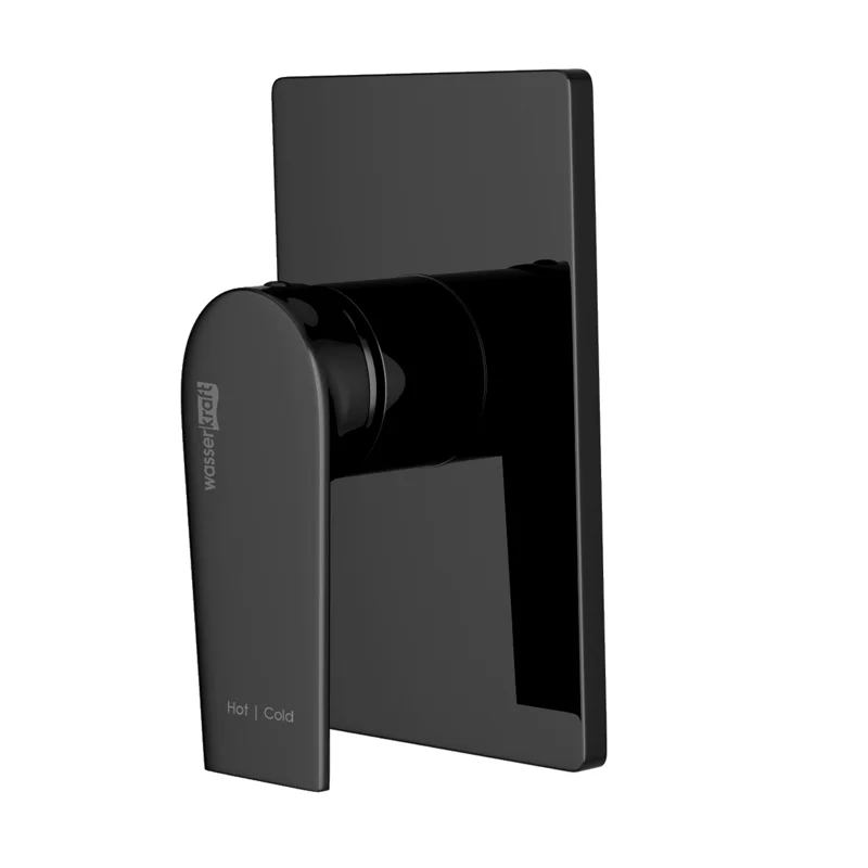 Смеситель для душа WasserKRAFT Glan 6651 Черный глянцевый