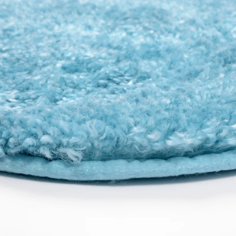 Коврик WasserKraft Wern Wern BM-2593 Turquoise, напольный, цвет - бирюзовый, 90 х 55 см