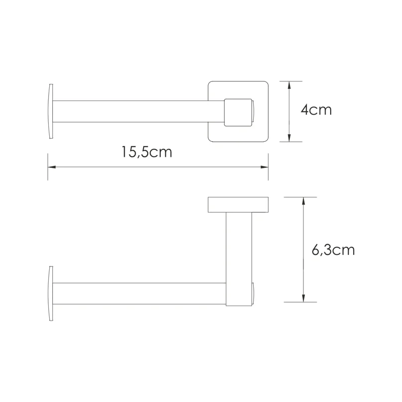 Держатель для туалетной бумаги WasserKRAFT Rhin K-8796 никель