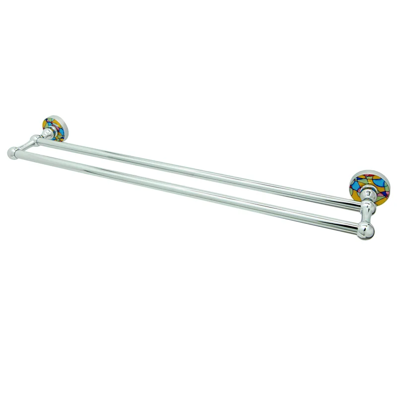 Полотенцедержатель WasserKRAFT Diemel K-2240 двойной Хром