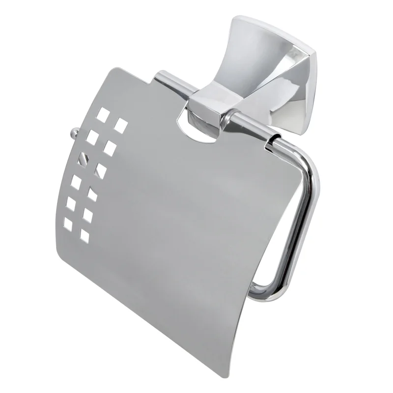 Держатель туалетной бумаги WasserKRAFT Wern K-2525 с крышкой Хром