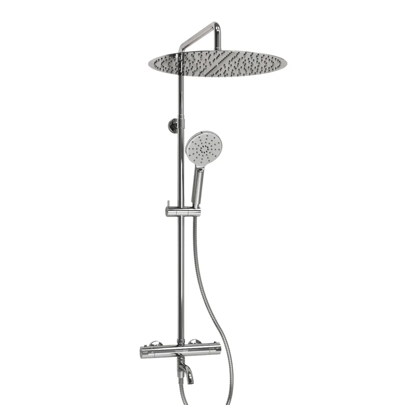 Душевая система WasserKRAFT A188.117.127.010.CH Thermo с термостатом Хром