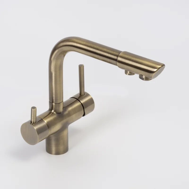 Смеситель для кухни WasserKRAFT A8037 Бронза светлая