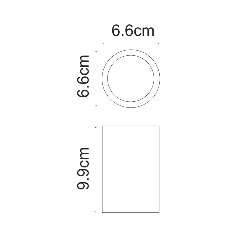 Стакан для зубных щеток WasserKRAFT Never K-1828 Черный