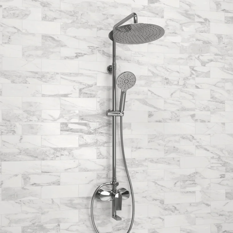 Душевая система WasserKRAFT A166.116.127.010.CH Хром