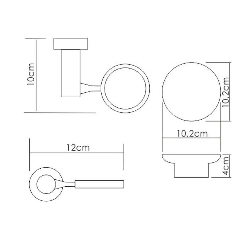 Мыльница WasserKRAFT K-28229 Хром