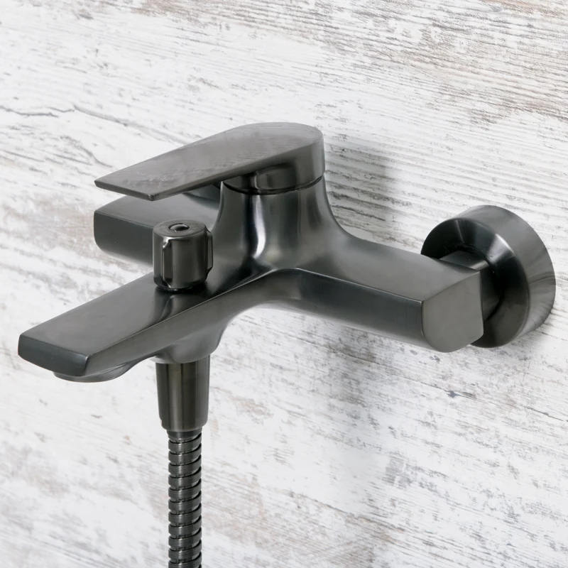 Смеситель для ванны WasserKRAFT Wiese 8401 Оружейная сталь