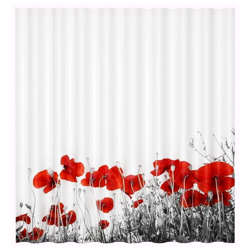 Штора для ванной WasserKraft Main, 180 x 200 см, навесная, SC-47101