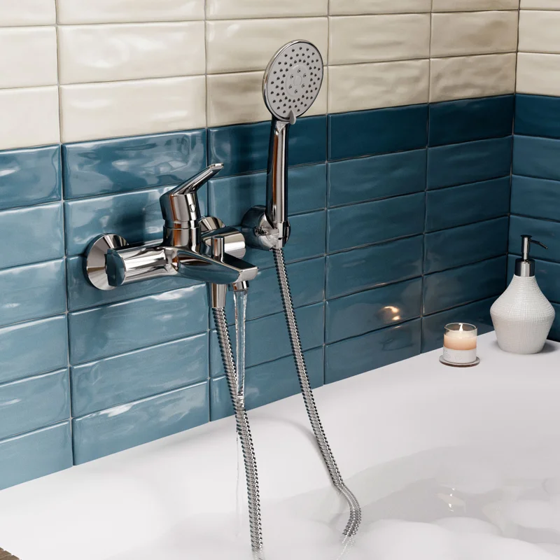 Смеситель для ванны WasserKRAFT Rhin 4401 Хром