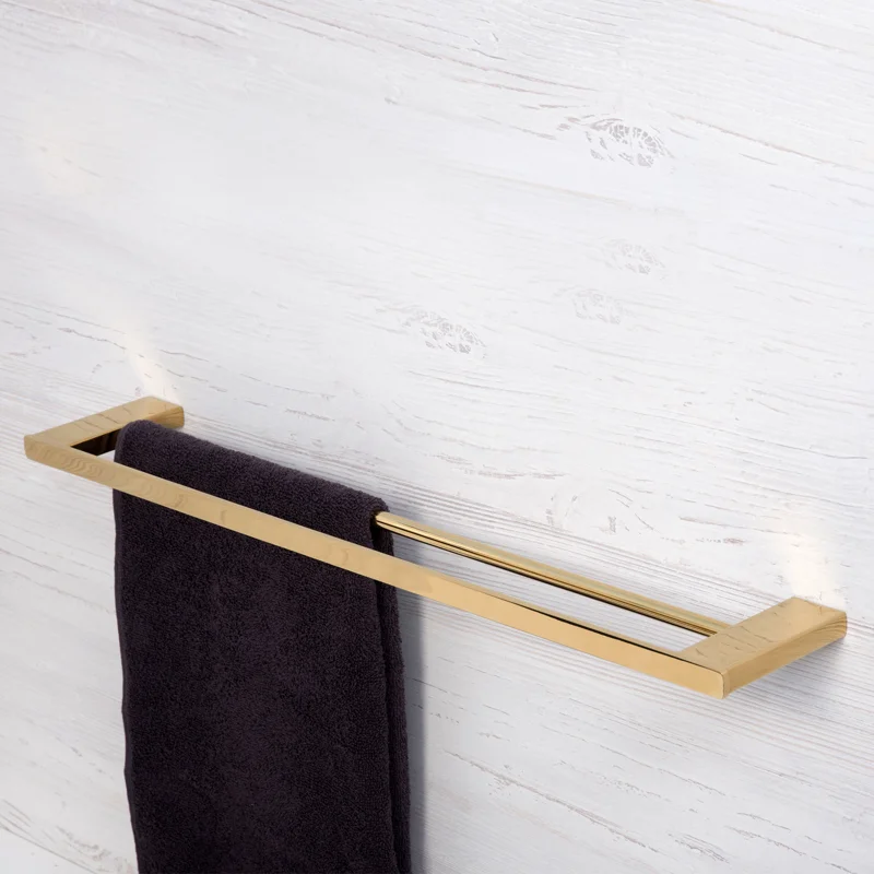 Полотенцедержатель WasserKRAFT Sauer K-7940 двойной Золото