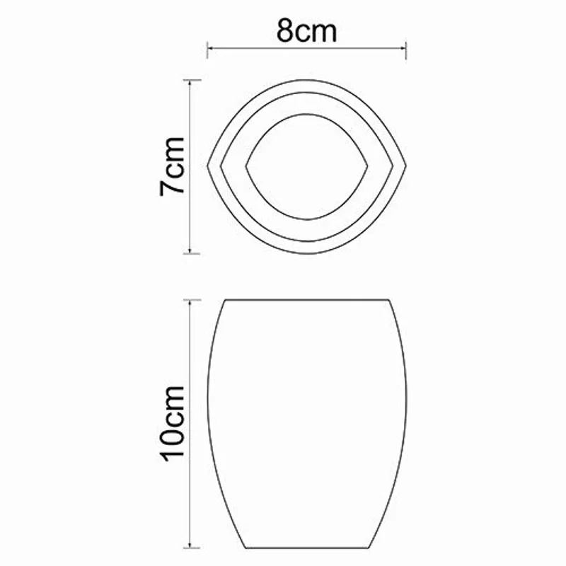 Стакан для зубных щеток WasserKRAFT Eider K-33328 Хром