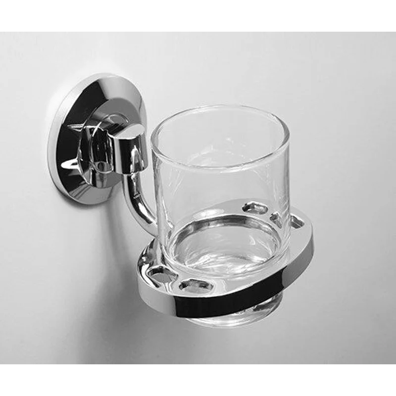 Держатель для стаканов WasserKraft Rhein K-6228O Хром / Прозрачный