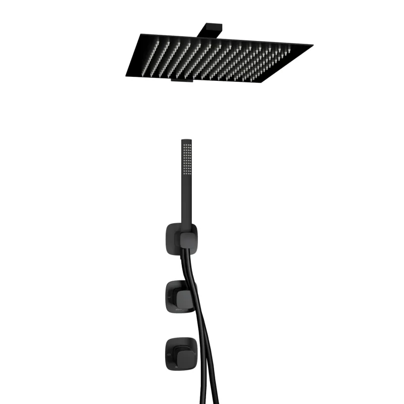 Душевая система WasserKRAFT Nuthe A9151.264.219.162.327.242.217 Черная матовая