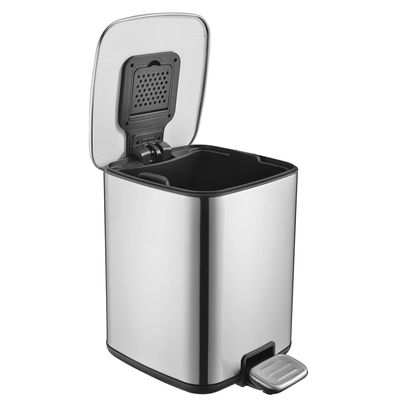 Корзина для мусора WasserKRAFT K-649, с педалью, 9 л