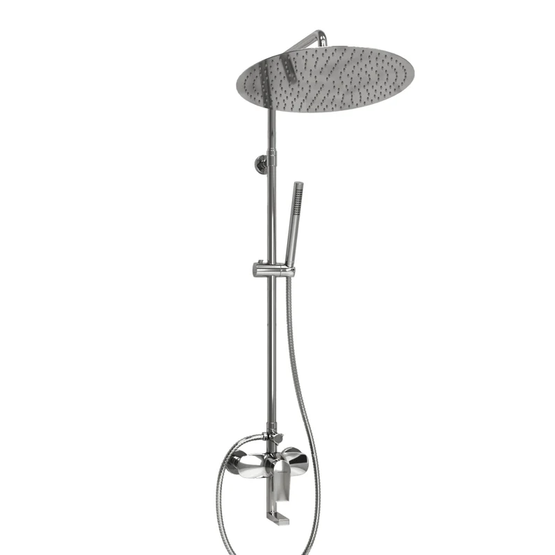 Душевая система WasserKRAFT A166.117.137.010.CH Хром