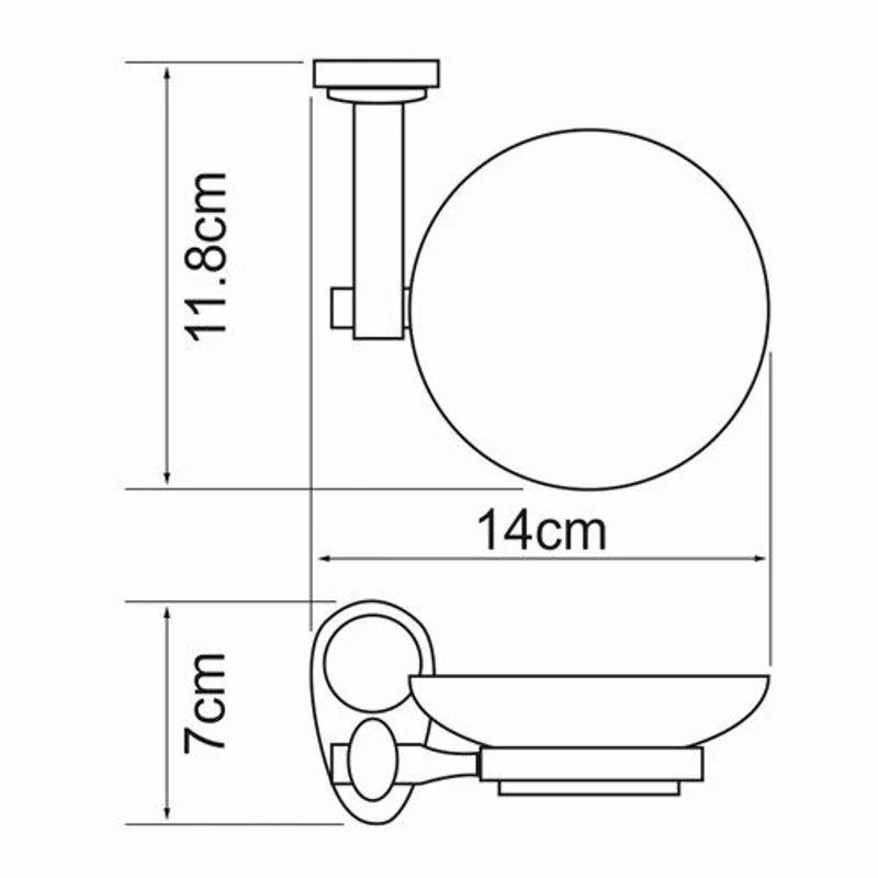 Мыльница WasserKRAFT K-9229C