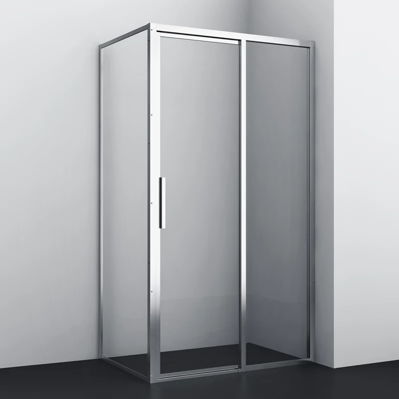 Душевой уголок WasserKRAFT Lopau 120x90 32S07R профиль Хром стекло прозрачное