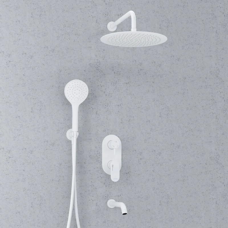 Душевая система WasserKRAFT А85161 Белая матовая