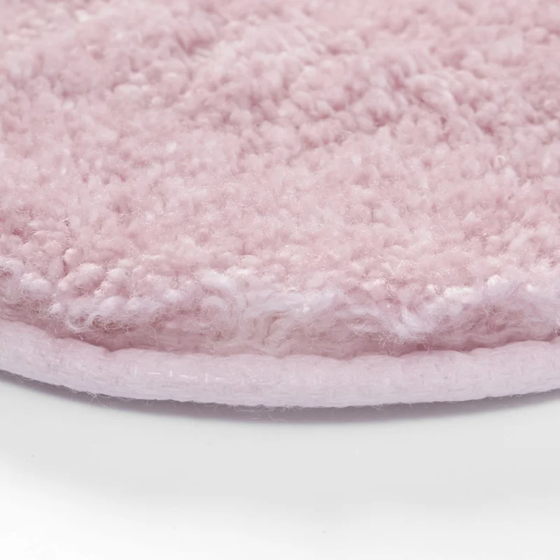 Коврик WasserKraft Wern BM-2584, напольный, цвет - розовый, 55 х 55 см