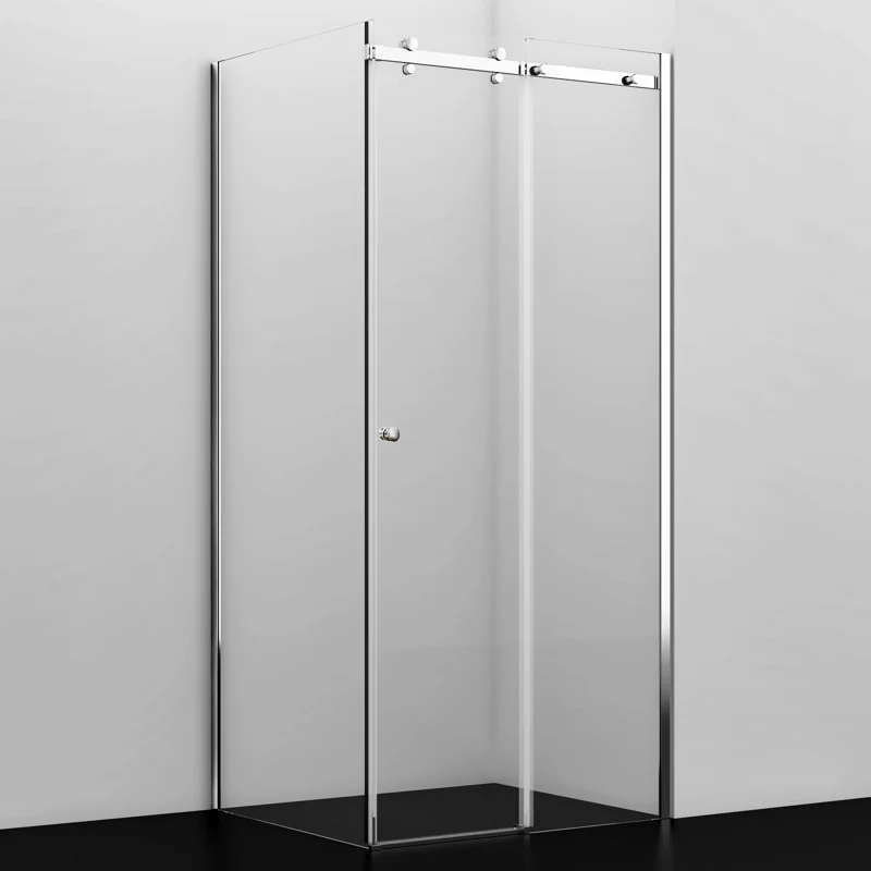 Душевой уголок WasserKRAFT Vils 100x100 56R19 профиль Хром стекло прозрачное