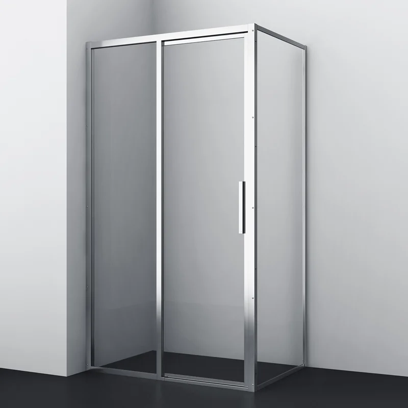 Душевой уголок WasserKRAFT Lopau 120x90 32S07L профиль Хром стекло прозрачное