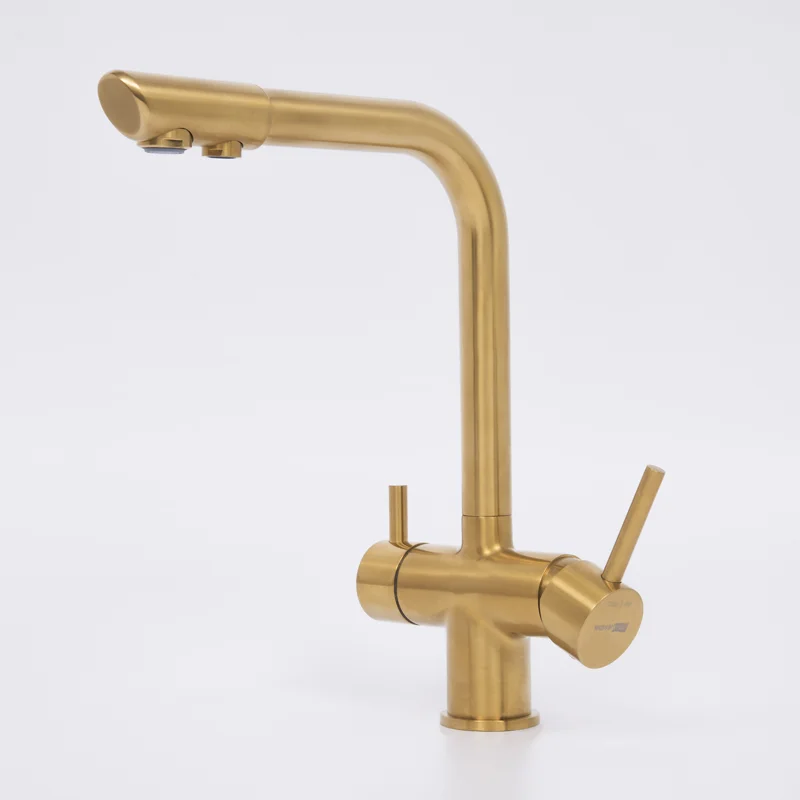 Смеситель для кухни WasserKRAFT A8387 Золото матовое
